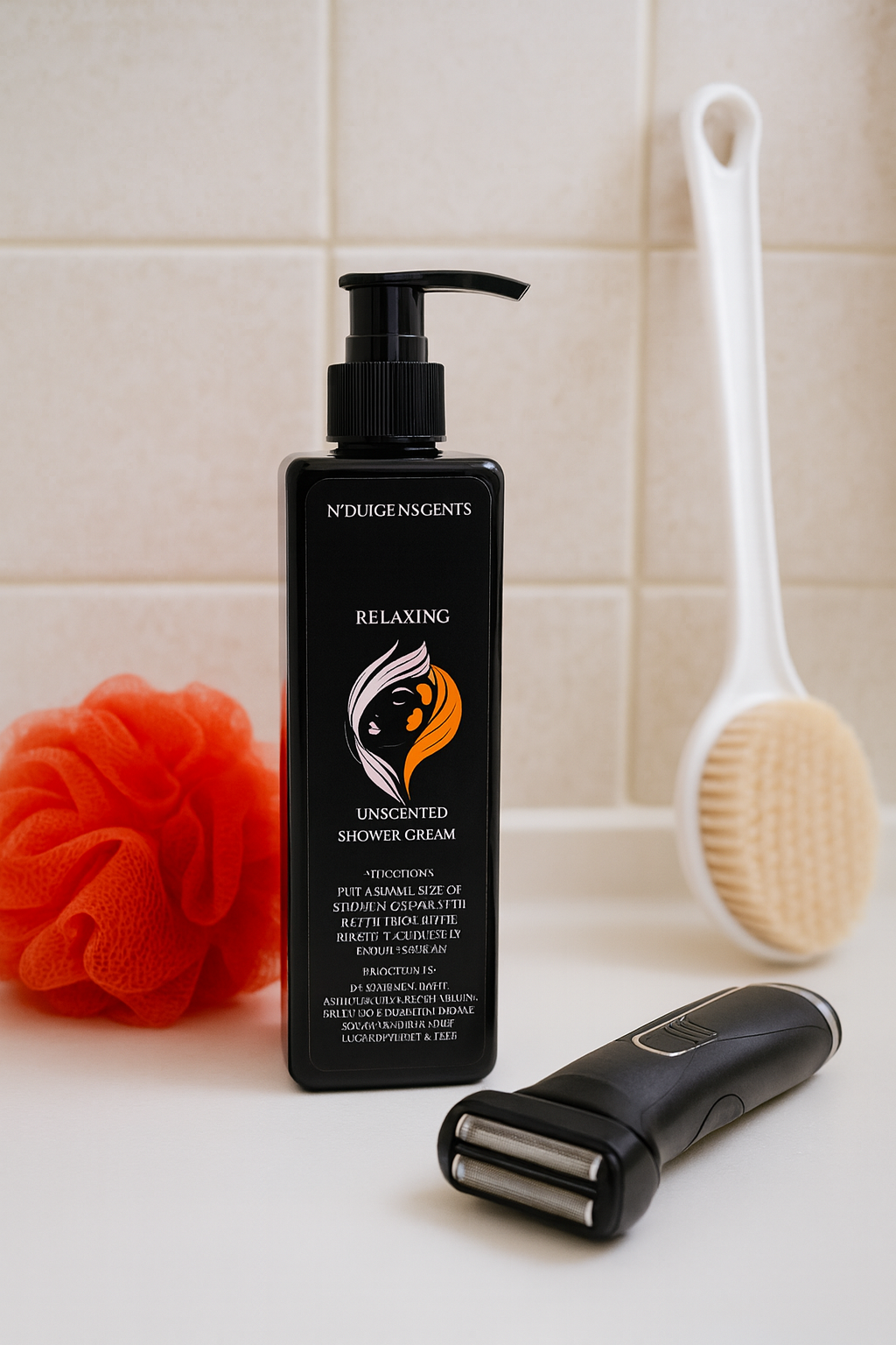 Unscented Relaxing Shower Cream