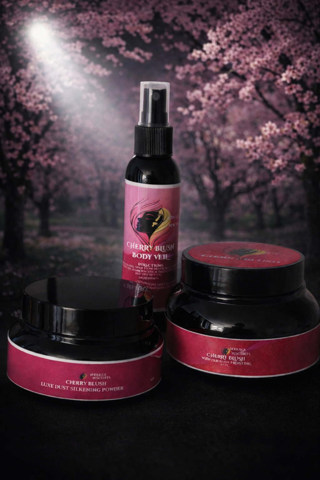 Cherry Blush Trio